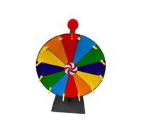 ALCXAZS Ruedas de portátiles Rueda de ruleta resistente con colores editables Supermercados, espectáculos y tiendas editables y borrables. La rueda de la fortuna de está