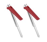 ALCXAZS Solución de abrelatas Magican de 2 piezas para abrir latas sin esfuerzo, abrelatas eléctrico acero inoxidable del Reino Unido, Rojo