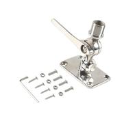 ALCXAZS Soporte de Antena VHF de Hardware Marino con Base Ajustable Fabricado en Acero Inoxidable 316 Resistencia para una configuración Sencilla Fácil instalación Accesorios para Antena Barco