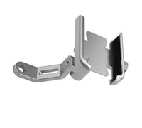 ALCXAZS Soporte para teléfono móvil con almohadilla antideslizante, rotación de 360 ° y soporte de aplicación amplia, aleación, acolchado silicona, absorbente golpes, Espejo plateado