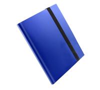 ALCXAZS Tarjeta de Juego portátil de Gran Capacidad, Libro colectivo, Baloncesto, fútbol, béisbol, Atletas, Almacenamiento Tarjetas, Protector álbum, Azul