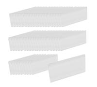 ALCXAZS Tarjeta de lugar para boda de acrílico transparente, tamaño en Para blanco confiable para arreglos, escritura fácil y personalizada, números, tarjeta lugar para arreglos,