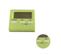 ALCXAZS Temporizador de cocina digital Pantalla LCD Cuenta regresiva Horno de sueño Cronómetro Herramientas Reloj despertador Decoración Juego deportivo, Verde