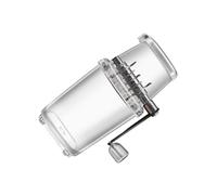ALCXAZS Trituradora de hielo Manual para el hogar, multifunción, manivela de mano, afeitadora transparente, trituradora capacidad 1,25 l, herramientas barra cocina