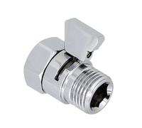 ALCXAZS Válvula de cabezal de ducha duradera Válvula control agua Interruptor parada agua ducha Adaptador bidé mano compacto Interruptor parada con manija