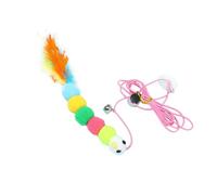 ALCXAZS Varita de Peluche Teaser Wand para Gatitos. Juguete para Gatos de Interior. Actividad Ejercicio Atractiva. El Juguete Proporciona más Que Ejercicio. Mantiene a