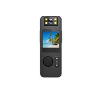 ALCXAZS Vista panorámica Mini cámara WiFi grabación en Bucle 1000mAh batería de Litio ABS 360 ° WiFi cámara grabadora de vídeo Corporal