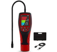 ALD-200 PRO Detector de fugas de gas combustible y refrigerante 2 en 1, detector de fugas HVAC con alarma audible y visual, sonda flexible de 16 pulgadas, pantalla grande de 2.6 pulgadas, detecta R32