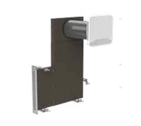 ALD-Set higrorregulable para la pared / ZUWAH Alu-P Slim en forma de L Plus de Aereco - 110164