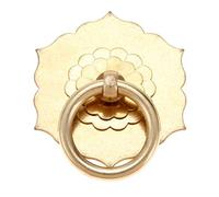 Aldaba Antigua Vintage 35mm Muebles Antiguos De Cobre Accesorios De Puerta De La Vendimia Tirador De Knock Anillo Clásico De La Manija Del Hexágono Del Golpeador(B)
