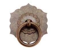 Aldaba Antigua Vintage 35mm Muebles Antiguos De Cobre Accesorios De Puerta De La Vendimia Tirador De Knock Anillo Clásico De La Manija Del Hexágono Del Golpeador(A)