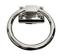 Aldaba Antigua Vintage Tire del anillo de plata brillante gota puerta de madera Aldaba Silla En Stock Gabinete armario de la cocina cajón perillas manija de los muebles de hardware