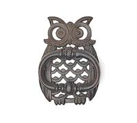 Aldaba de puerta de latón, Aldaba de puerta Aldaba de puerta vintage vintage for exteriores Estilo industrial americano europeo Hierro fundido Artesanía retro Búho Aldaba de puerta antigua Pomo de pue