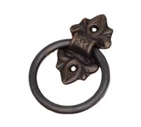 Aldaba de puerta latón y bronce for gabinete, manija redonda clásica for, estilo retro, for entrada, ferretería for el hogar, 1 unidad(9)