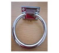 Aldaba Puerta Exterior, Estilo Vintage Lionhead Madera Aldaba De Bronce Plata Sofá Silla Y Jalar Anillos Gota Manijas(2)