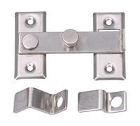 Aldabilla para puerta EDM Reversible Acero 8 cm Cromado