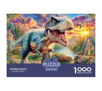 Aldea Dino Puzzle para Adultos Una Obra De Arte Convertida En Rompecabezas Imposible - El Regalo Original E Inigualable para Esta Navidad (14+ Años) 70x50cm/1000pcs