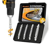 Alden 8440P Pro Grabit Broken Bolt and Damaged Screw Extractor 4 Piece Kit