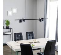 ALDEX Lámpara colgante 1047, 4 luces, negra