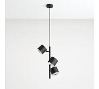 ALDEX Lámpara colgante 1047E, 3 luces, negro