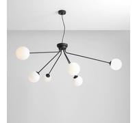 ALDEX Lámpara colgante 1082K1, 6 luces, negro