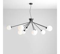 ALDEX Lámpara colgante 1082M1, 10 luces, negro