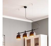 ALDEX Lámpara colgante 976, 3 luces, negro