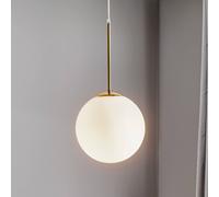 ALDEX Lámpara colgante Dione, 1 luz, blanco/dorado, 30 cm