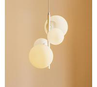 ALDEX Lámpara colgante Dione, 4 luces, blanco