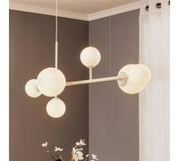 ALDEX Lámpara colgante Dione, 6 luces, blanco