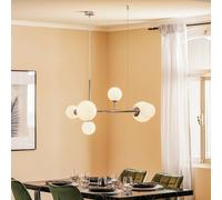 ALDEX Lámpara colgante Dione, 6 luces, cromo