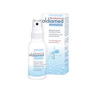 aldiamed Spray bucal 50 ml: cuidado hidratante para boca seca | Hidrata las mucosas de la boca seca, protege contra la deshidratación y proporciona un aliento fresco
