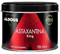 Astaxantina Natural Pura 8 mg - 120 Perlas de 160 mg Aceite Rico en Astaxantina - Alga Haematococcus Pluvialis - Antioxidante Potente - Sistema Inmune y Salud Ocular - ALDOUS