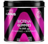 Aldous Bio Biotina 10.000mcg Vitaminas + Minerales 120 Gummies