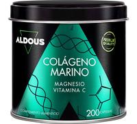 Aldous Bio Colágeno Hidrolizado Puro Marino Naticol con Magnesio y Vitamina C 200 cápsulas