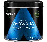 Aldous Bio Premium Omega 3 TG 1000mg EPA y 500mg DHA 150 Cápsulas