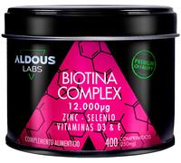 Aldous Biotina 12000 mcg con Zinc, Selenio, Vitamina D3 y Vitamina e