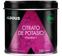 Aldous Bio – Suplemento Citrato de Potasio con Vitamina C 1000/80 mg – 250 comprimidos