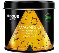 Aldous Labs Complemento Alimenticio Magnesio Con Vitamina C, B5 Y B6 , 200 capsulas