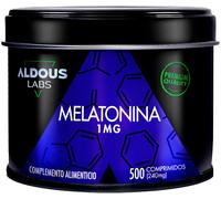 Aldous Labs Complemento Alimenticio Melatonina Pura 1 Mg , 500 comprimidos