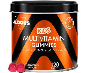 Aldous Multivitaminas Kids Sabor Fresa 120 Gummies