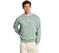Pepe Jeans Aldridge Crew Sudadera, Verde (Verde Menta de Invierno), XL para Hombre