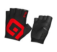 ALE' Alé Cycling - Guantes de Ciclismo Unisex Air Summer, Color Negro y Rojo, Talla M