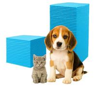 Ale-commerce 60x90 cm 100 Piezas Empapadores Higiénicos para Perros Cachorros 6 Capas Superabsorbentes Impermeables Secado Rápido Entrenamiento e Incontinencia