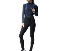 Alé Cycling K-Tour - Culotte Repelente al Agua para Mujer - Mallas térmicas de Ciclismo de Invierno con Acabado DWR, Ajuste ergonómico y Almohadilla Klima 8H - Ideal para Condiciones húmedas y frías