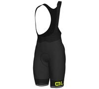 Alé Cycling Men's Solid Corsa Bib Shorts S Black/Fluo Yellow