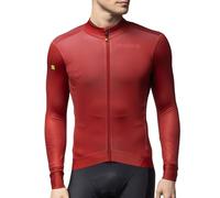 Alé Cycling PR-E Follow Me 2.0 - Camiseta de Ciclismo de Manga Larga para Hombre, Color Rojo pasión, Talla XL