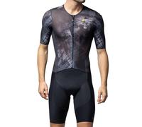 Alé Cycling PR.E Mirror - Traje de piel para hombre, negro, XXL
