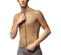 Alé Cycling Pragma - Maillot de Ciclismo de Manga Corta para Hombre, Microfibra Suave y Ligera, Mangas Cortadas con láser, Transpirable y de Secado rápido, Cintura de Silicona, 3 Bolsillos Traseros