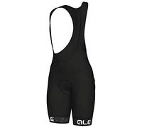 Alé Cycling Pragma Traguardo - Pantalones cortos con tirantes para mujer, color negro y blanco, talla XXL